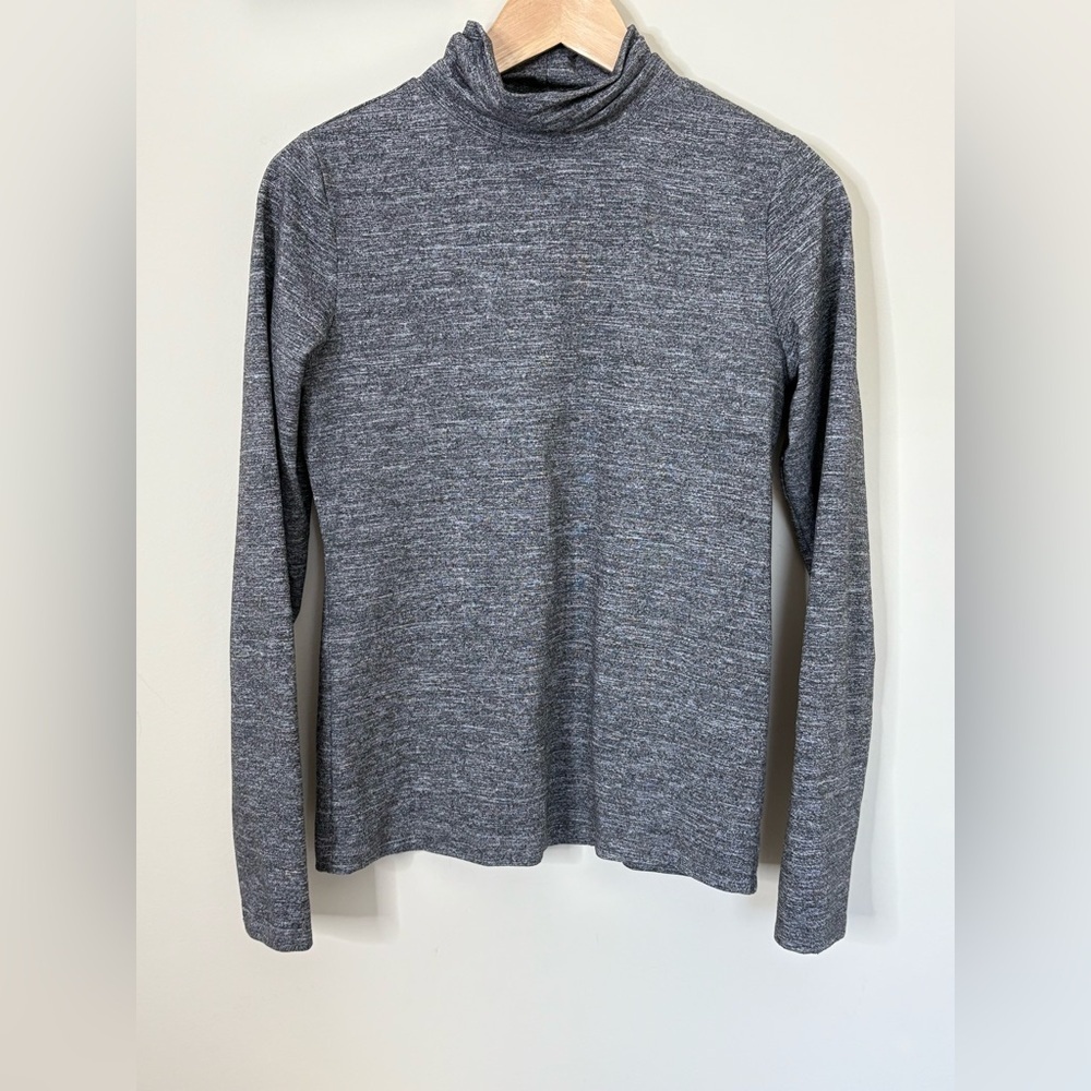 Lucy Active Gray Heather Turtleneck Long Sleeve Size Medium